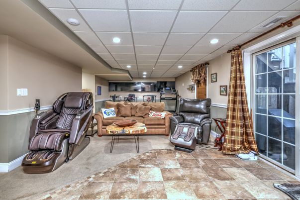 Interior, Living room, Recessed Lighting