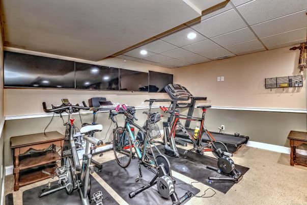 Fitness Equipment, Interior, Recessed Lighting