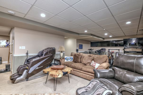 Interior, Living room, Recessed Lighting