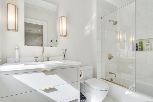 Bathroom, Glass Shower, Interior