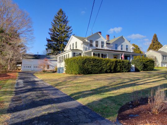 Attached, Backyard, Exterior, Facade, Farmhouse