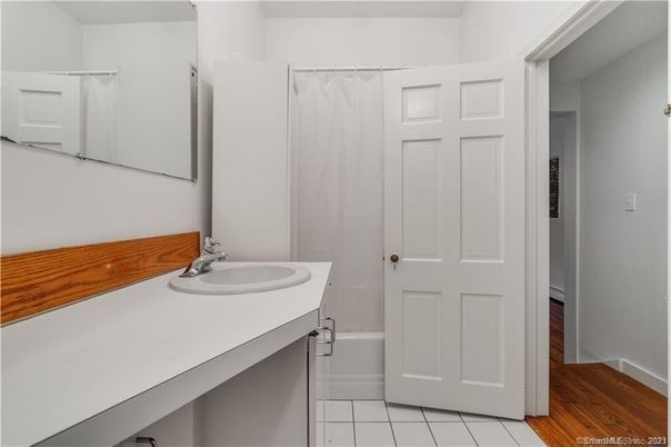 Bathroom, Dual Sink Vanities, Interior, Wood Texture Flooring