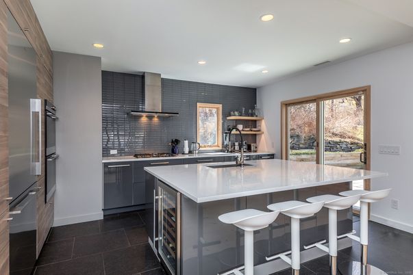 Interior, Kitchen, Recessed Lighting, Stainless Steel Appliances
