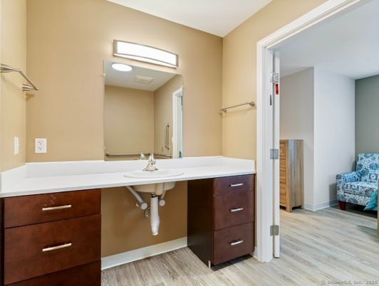 Bathroom, Interior, Wood Texture Flooring