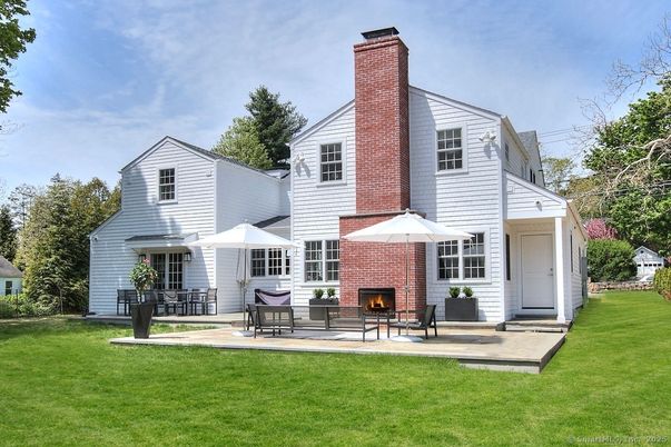 Backyard, Exterior, Fireplace