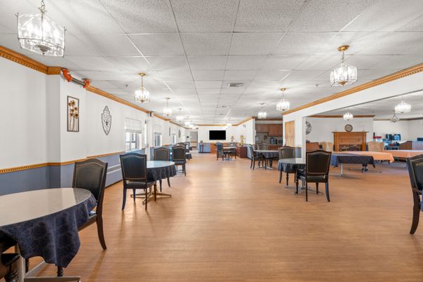 Dining room, Fireplace, Interior, Living room, Pendant Lights, Piano, Wood Texture Flooring