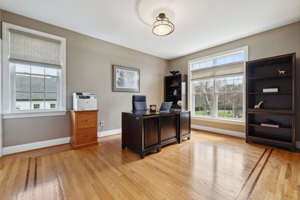 Home Office, Interior, Wood Texture Flooring