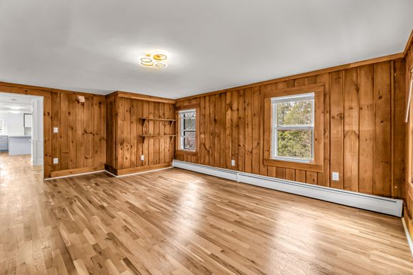 Empty room, Interior, Wood Texture Flooring, Wooden Walls