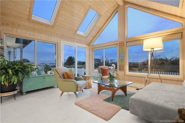 Interior, Living room, Sun Room, Wooden Ceilings, Wooden Walls