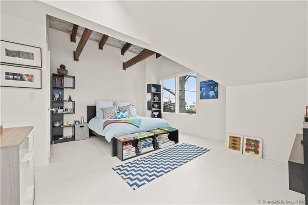 Bedroom, Interior, Wooden Beams