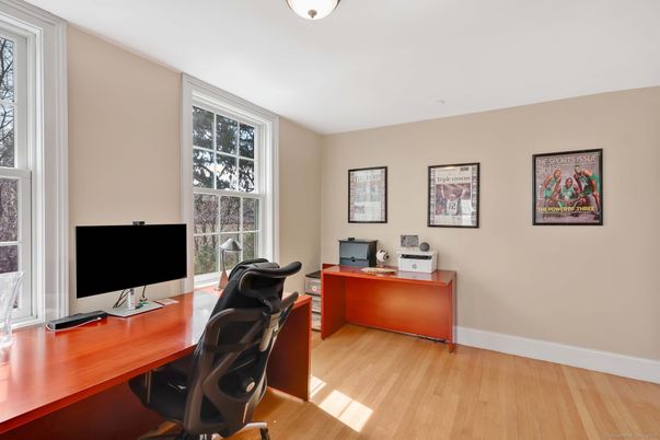 Home Office, Interior, Wood Texture Flooring