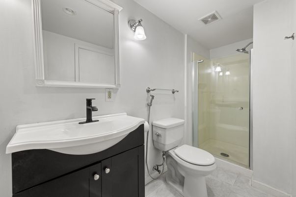 Bathroom, Glass Shower, Interior