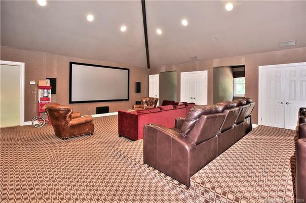 Home Theatre Room, Interior, Projection Screen, Recessed Lighting, Theatre Room