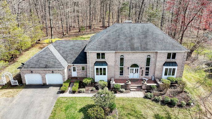 Attached, Exterior, Facade, Brick Facade, French Provincial