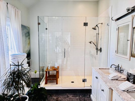 Bathroom, Glass Shower, Interior