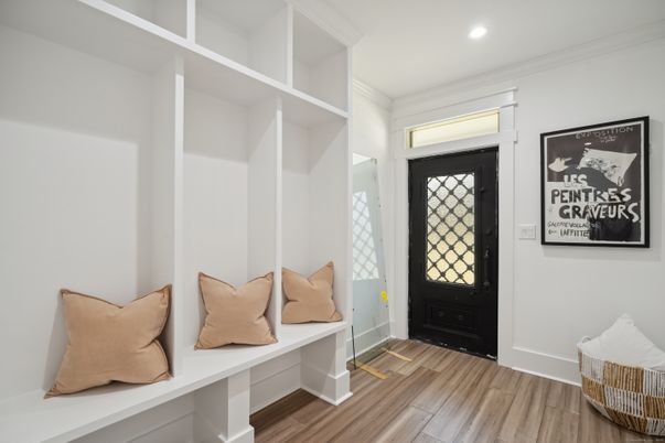 Interior, Recessed Lighting, Wood Texture Flooring
