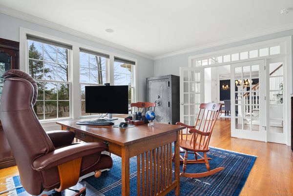 Home Office, Interior, Wood Texture Flooring
