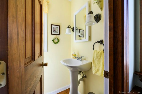 Bathroom, Interior, Wood Texture Flooring