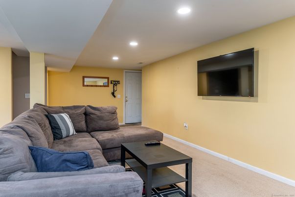Interior, Living room, Recessed Lighting