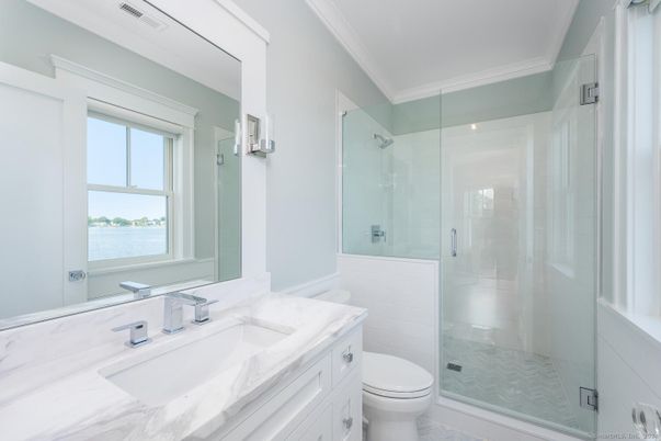 Bathroom, Glass Shower, Interior
