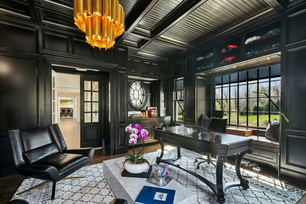 Chandelier, Home Office, Interior, Living room, Wood Texture Flooring