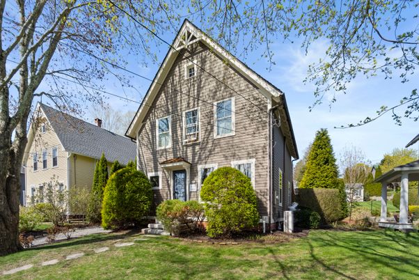 Exterior, Facade, Brick Facade, Tudor Revival