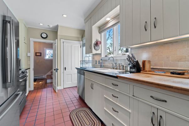 Interior, Kitchen, Recessed Lighting, Stainless Steel Appliances