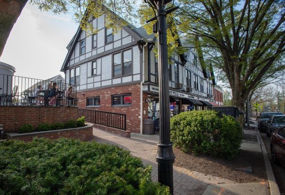 Exterior, Facade, Brick Facade, Tudor Revival