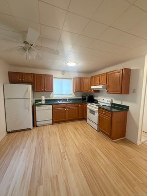Interior, Kitchen, Wood Texture Flooring