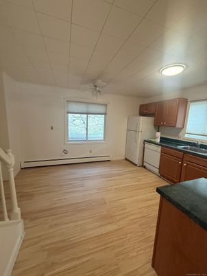 Interior, Kitchen, Wood Texture Flooring