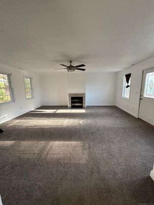 Empty room, Fireplace, Interior