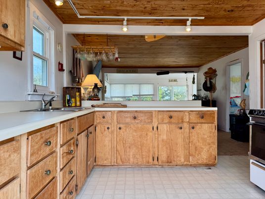 Interior, Kitchen, Wooden Ceilings