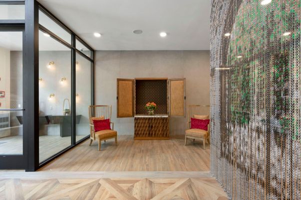 Interior, Recessed Lighting, Wood Texture Flooring