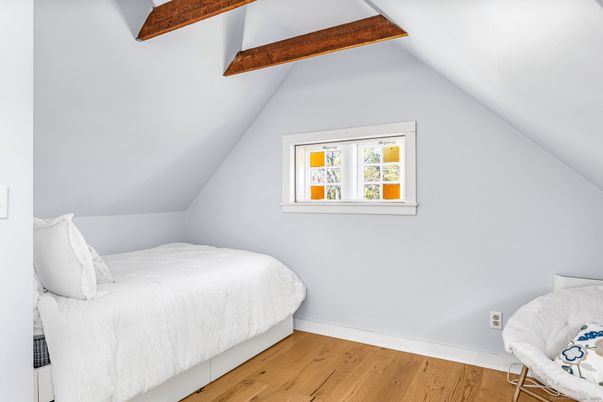 Bedroom, Interior, Wooden Beams, Wood Texture Flooring