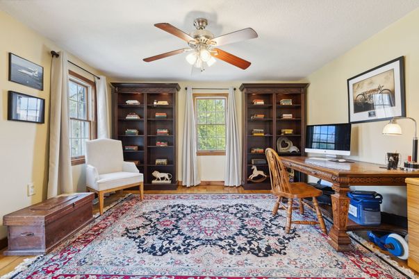 Home Office, Interior, Wood Texture Flooring