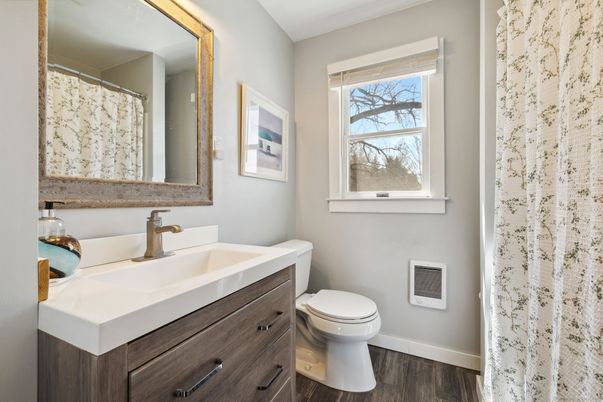 Bathroom, Interior, Wood Texture Flooring
