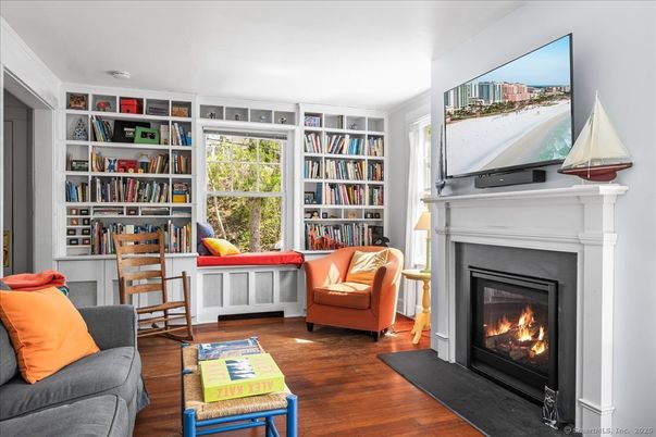 Fireplace, Interior, Living room, Wood Texture Flooring
