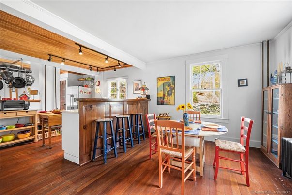 Dining room, Interior, Wood Texture Flooring