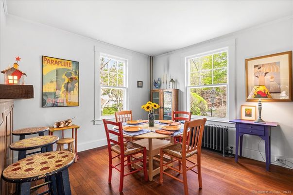 Dining room, Interior, Wood Texture Flooring