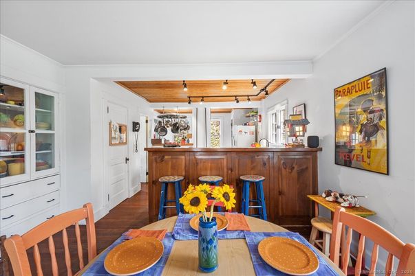 Dining room, Interior, Wooden Ceilings, Wood Texture Flooring