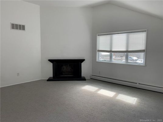 Empty room, Fireplace, Interior