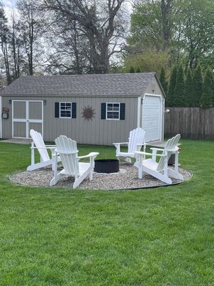 Backyard, Detached Garage, Exterior