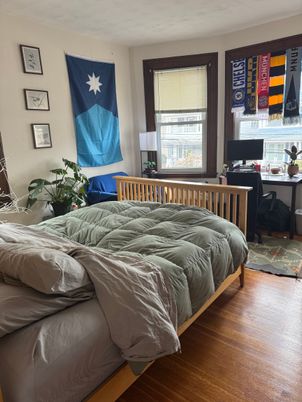 Bedroom, Interior, Wood Texture Flooring