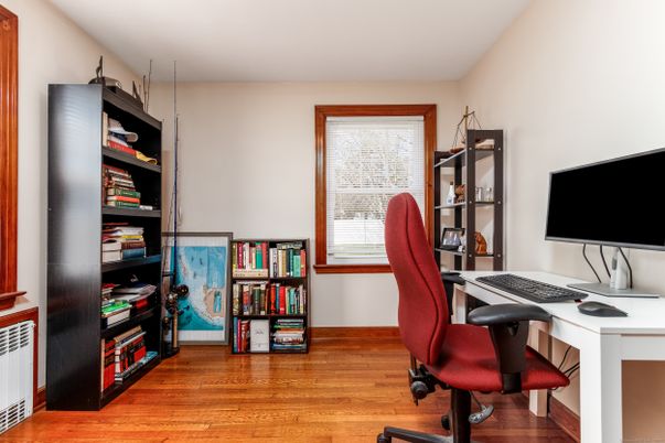 Home Office, Interior, Wood Texture Flooring