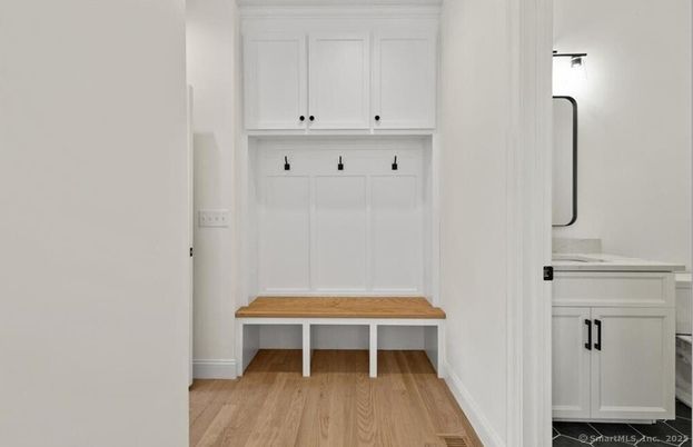 Bathroom, Interior, Wood Texture Flooring