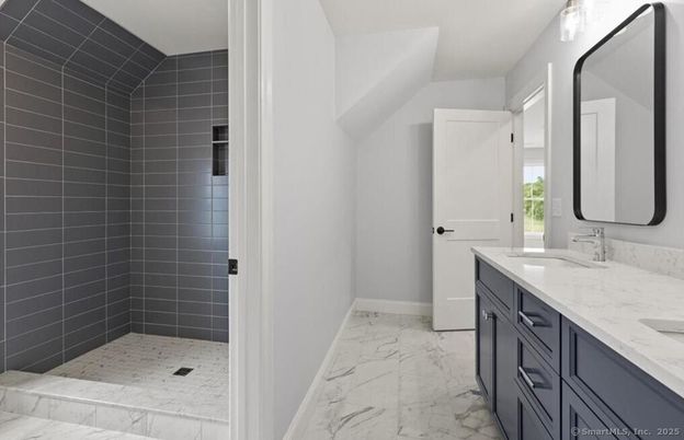 Bathroom, Dual Sink Vanities, Interior, Marble