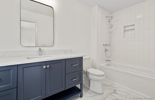 Bathroom, Glass Shower, Interior, Marble