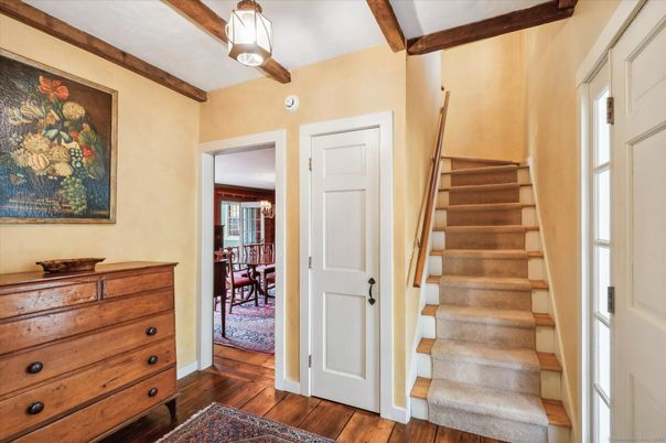 Dining room, Interior, Wooden Beams, Wood Texture Flooring