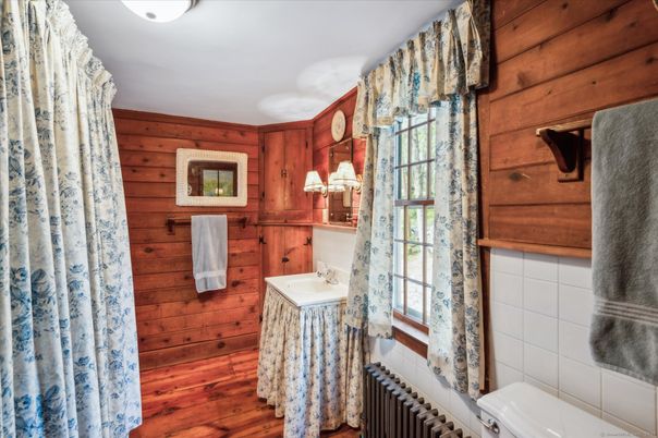 Bathroom, Interior, Wooden Walls