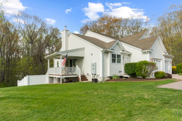 Attached, Backyard, Exterior, Facade, Farmhouse